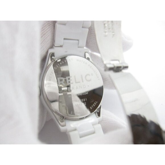 Women's Relic Quartz 50m WR Analog 44mm Dial Causal Round Watch (E396) - Picture 3 of 10